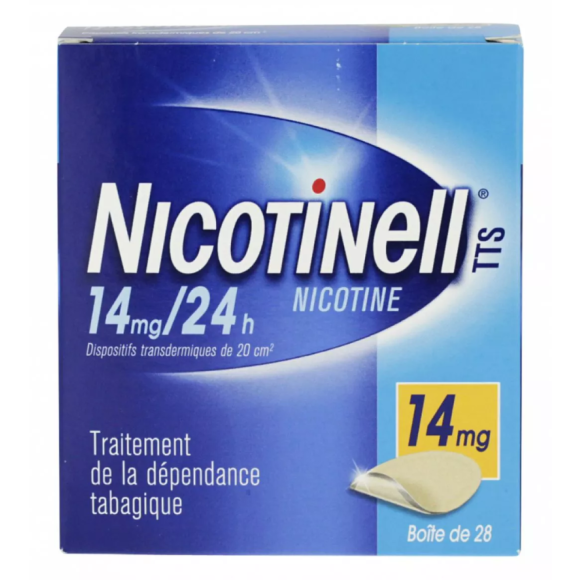 Nicotinell TTS 14mg/24h dispositif transdermique - bo&icirc;te de 28 dispositifs