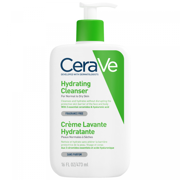 Cr&egrave;me lavante hydratante CeraVe - Flacon de 473 ml
