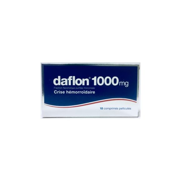 Daflon 1000mg comprim&eacute; - boite de 18 comprim&eacute;s