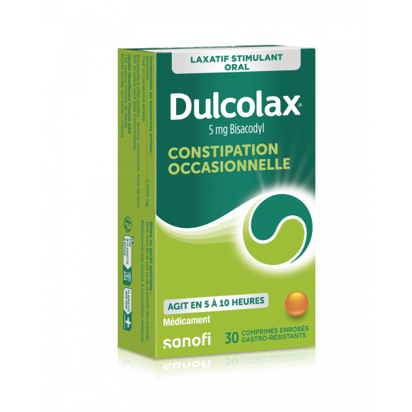 Dulcolax 5mg - 30 comprim&eacute;s enrob&eacute;s