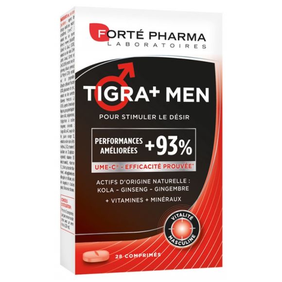 Tigra men + &eacute;nergie Forte Pharma - bo&icirc;te de 28 comprim&eacute;s