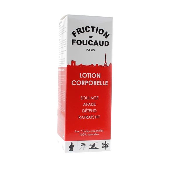 Lotion corporelle &eacute;nergisante friction de Foucaud - flacon de 250 ml