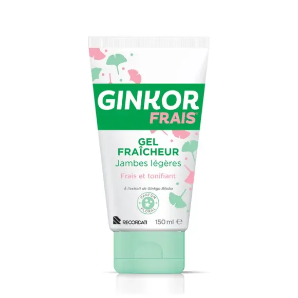 Ginkor gel fraicheur intense jambes l&eacute;g&egrave;res - tube de 150 ml