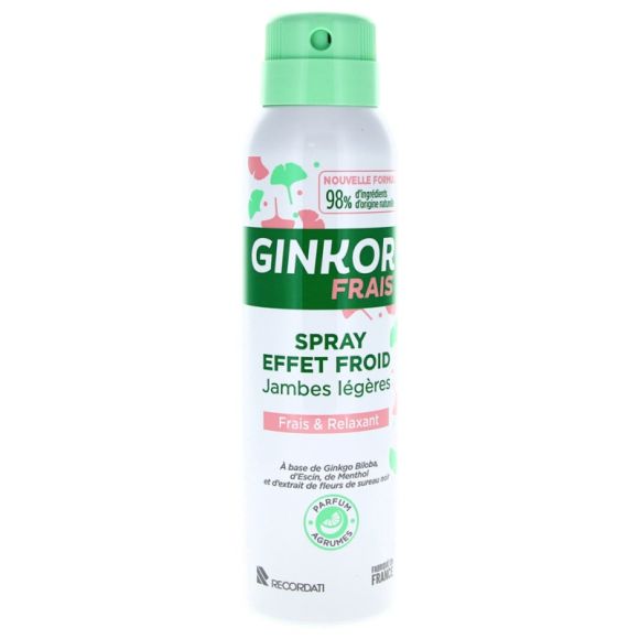 Ginkor Frais Spray effet froid jambes l&eacute;g&egrave;res - spray de 125 ml