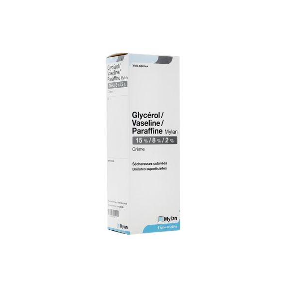 Glyc&eacute;rol vaseline paraffine Mylan - tube de 250 g