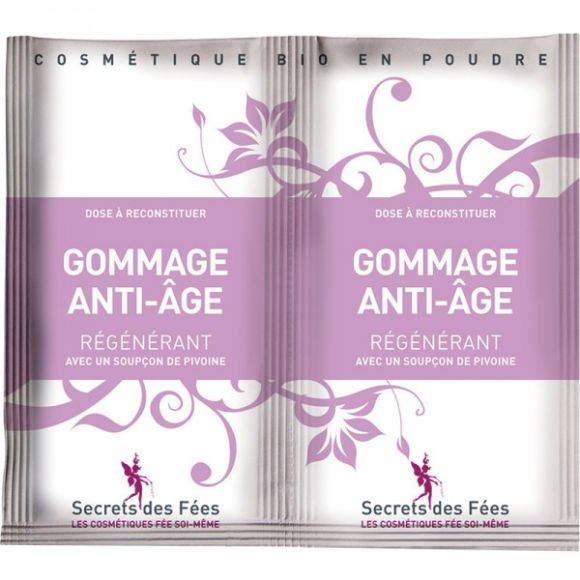 Gommage anti-&acirc;ge r&eacute;g&eacute;n&eacute;rant BIO Secrets des f&eacute;es - 2 sachets