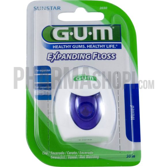 Gum expanding Floss fil cir&eacute; Gum - 30 m&egrave;tres