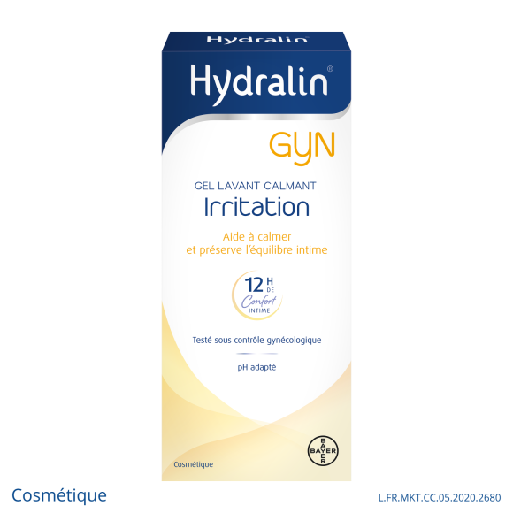 Hydralin Gyn Irritation Gel Lavant Calmant 400ml &eacute;quilibre intime