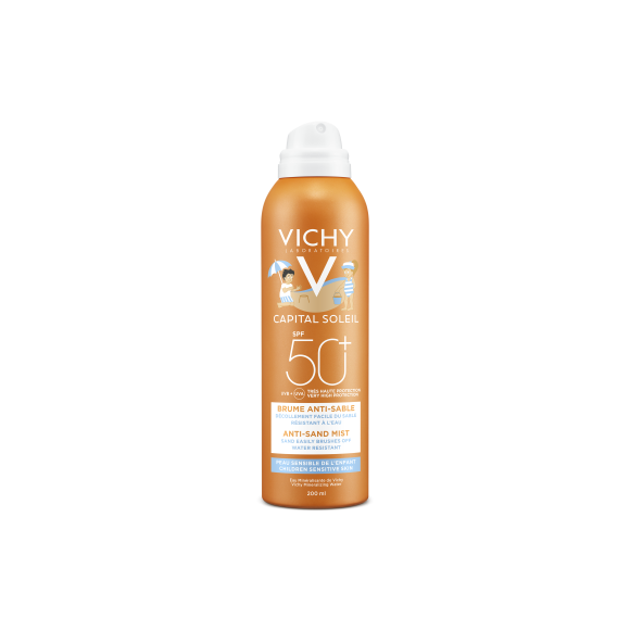 Id&eacute;al Soleil brume anti-sable enfant SPF 50+ Vichy - spray de 200 ml