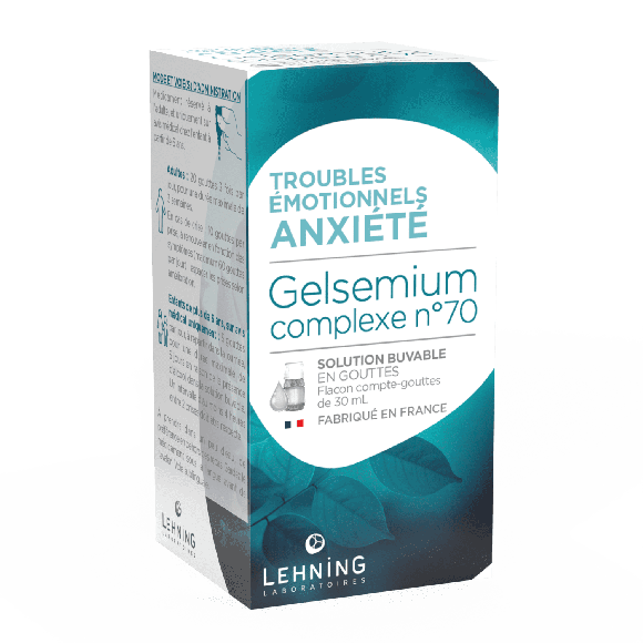 Gelsemimum complexe n&deg;70 solution buvable en gouttes Lehning - flacon de 30 ml