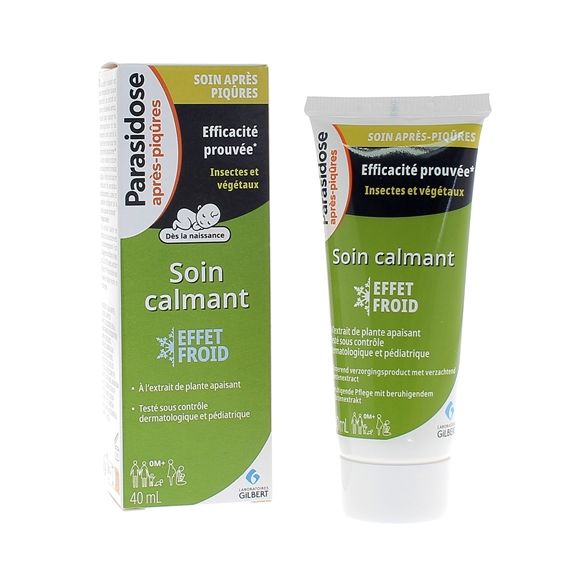 Soin calmant apr&egrave;s piqure d'insectes Parasidose - tube de 40 ml