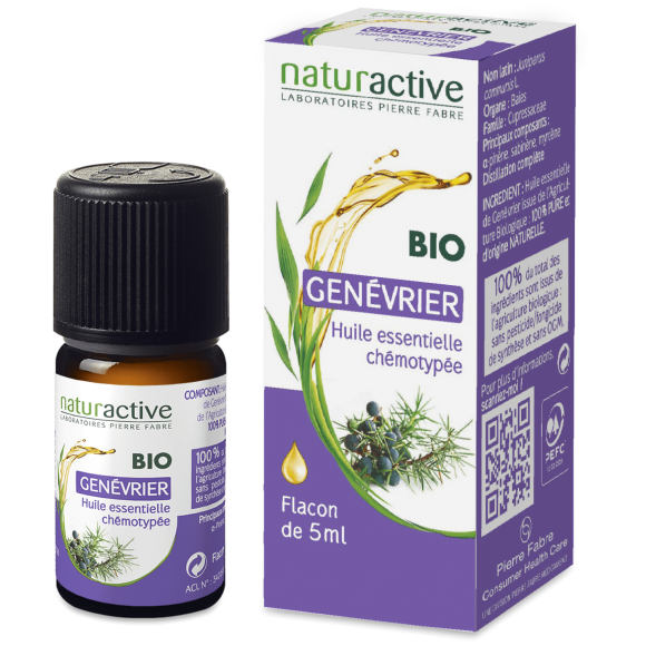 Huile essentielle de Gen&eacute;vrier BIO Naturactive - flacon de 5 ml
