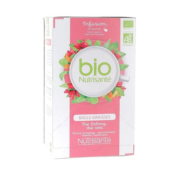 Infusion Br&ucirc;le-graisses BIO Nutrisant&eacute; -20 sachets