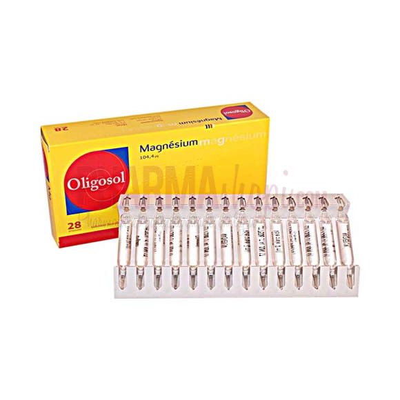 Oligosol Magn&eacute;sium solution buvable en ampoule - boite de 28 ampoules