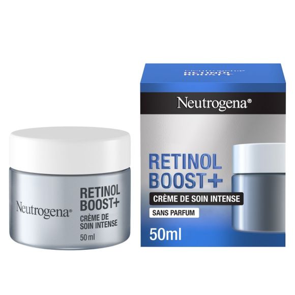 Retinol Boost+ cr&egrave;me hydratante de nuit anti-&acirc;ge intense Neutrogena - pot de 50ml