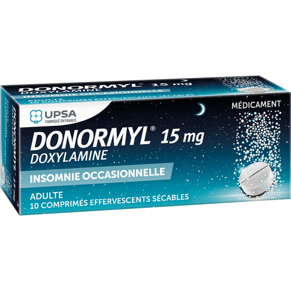 Donormyl 15mg comprim&eacute; effervescent - 10 comprim&eacute;s