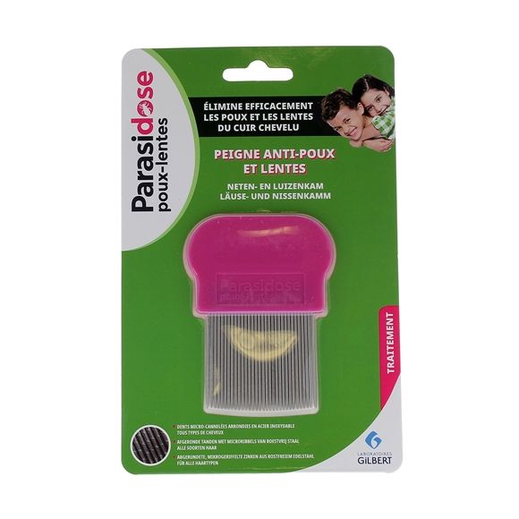 Peigne fin anti-poux et lentes Parasidose - 1 peigne