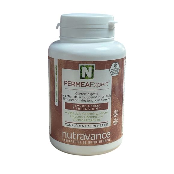 PermeaExpert confort digestif Nutravance - pot de 90 g&eacute;lules 