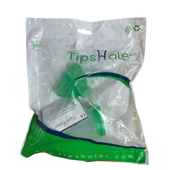 Tipshaler chambre inhalation avec masque p&eacute;diatrique 1-6 ans PediAct - un masque d'inhalation