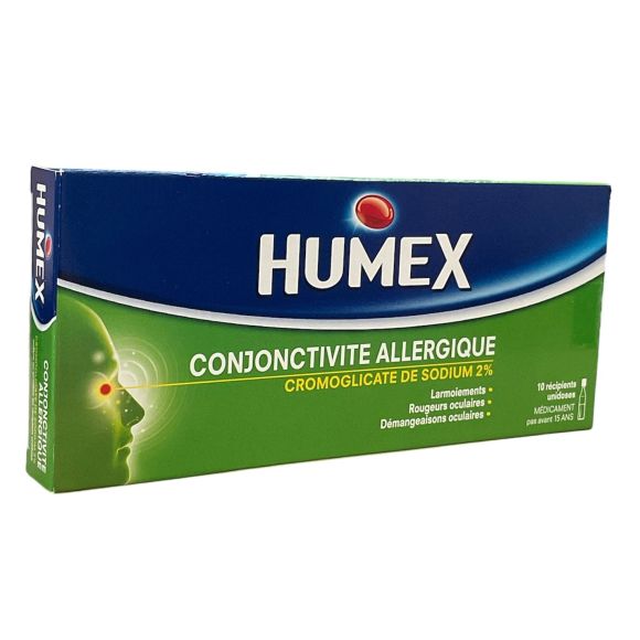 Humex conjonctivite allergique - 10 r&eacute;cipients unidoses de 0,3ml