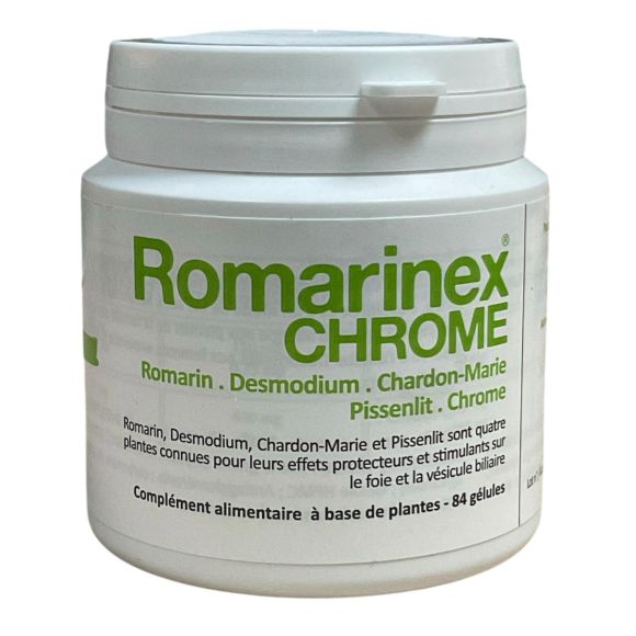 Romarinex chrome Dissolvurol - pot de 84 g&eacute;lules 