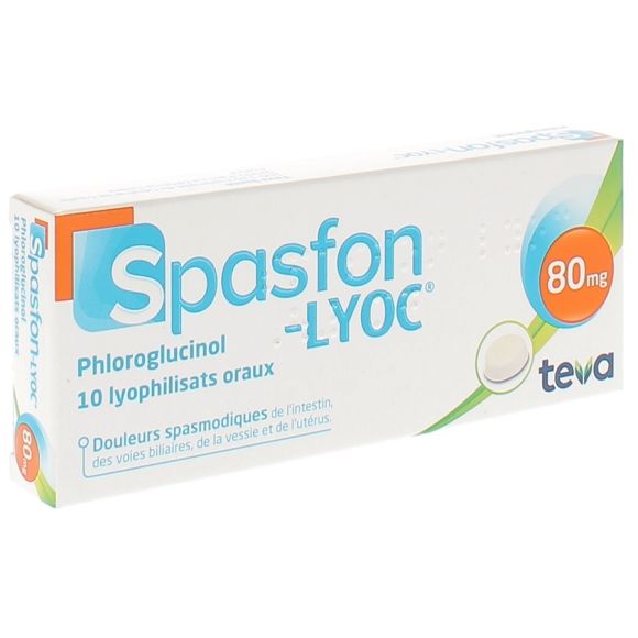 Spasfon-Lyoc 80mg lyophylisat - bo&icirc;te de 10 lyophylisats