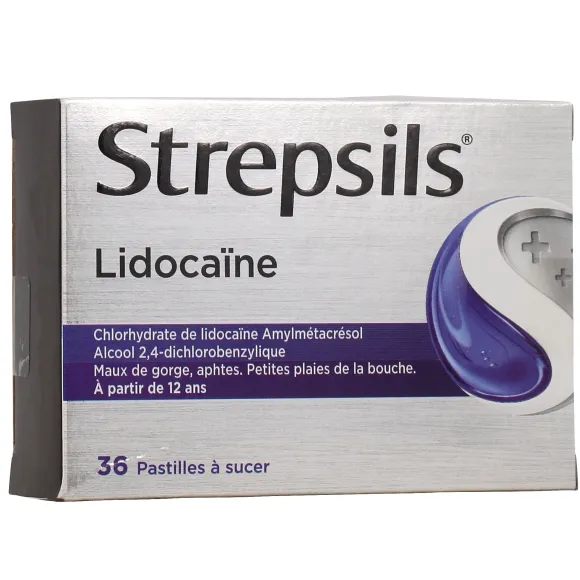 Strepsils lidoca&iuml;ne pastille &agrave; sucer - 36 pastilles