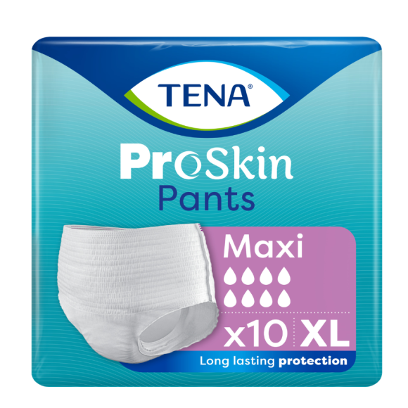 Proskin Pants sous-v&ecirc;tements absorbants maxi taille XL Tena - paquet de 10 protections