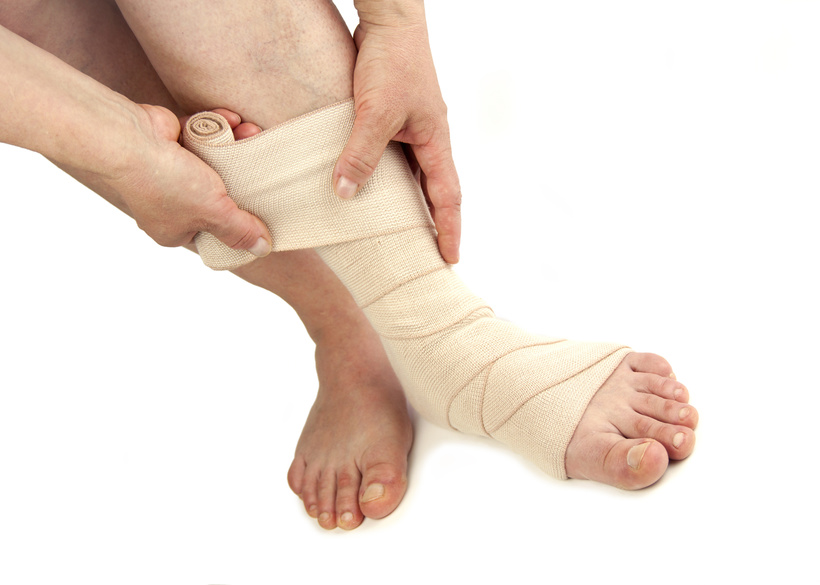 entorse &agrave; la cheville